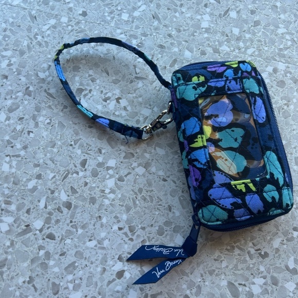 Vera Bradley Quilted Floral Wristlet with Strap - Picture 2 of 10